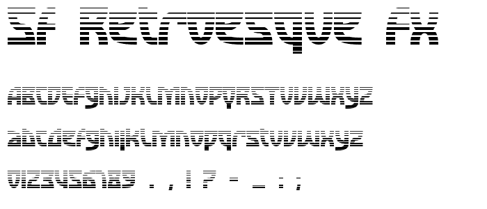 SF Retroesque FX font